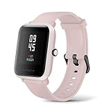 Amazfit Bip S Fitness Smartwatch, 40 Day Battery Life, 10 Sports Modes, Heart Rate, 1.28'' Always-On Display, Water Resistant, Built-in GPS, Warm Pink (W1821US3N)