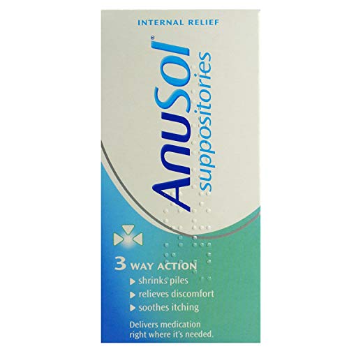 Anusol Effective, Soothing Relief From Pain And Discomfort Associated With Internal Hemorrhoid's Suppositories (24) #TOP1