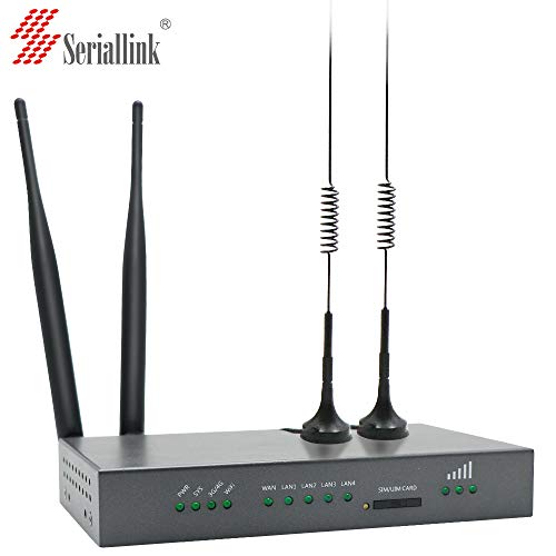 Seriallink Industrial 4G Modem LTE Router Supported AT&T sim Card for Vending Machine,DC