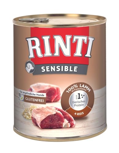 Produktbild von Rinti Sensible Lamm und Reis - 6 x 800 g