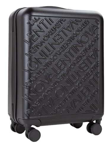 Valentino Mars Trolley Nero Noir 54cm bagage rigide aux finitions soignées