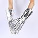 Eaarliyam High Temperature Gloves,Aluminum Foil Gloves High Temperature Heat Resistant Gloves for Radiation Resistant Thermal Insulation Silver 1 Pair