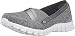 Skechers Women's EZ Flex Take 2 Fascination Slip On Walking Shoe Gry/Wht 7.5 M US