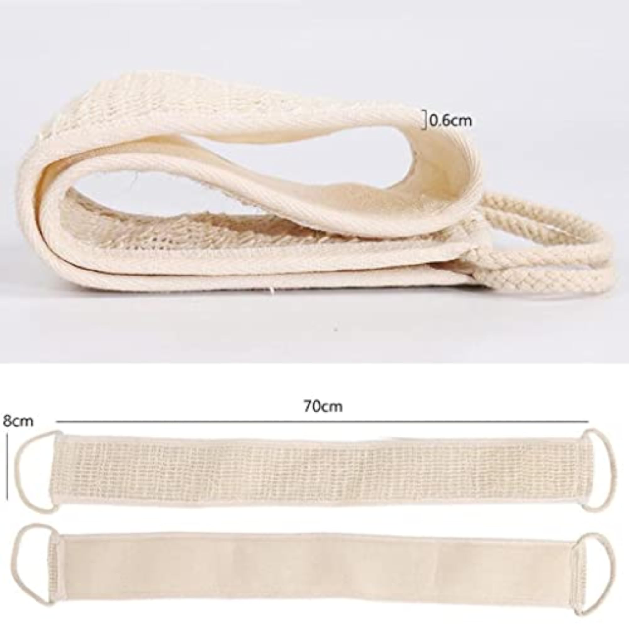 5x Natural Loofah Luffa Shower Sponge Exfoliator