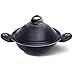 Pensofal Pen 6817 Diamond Vapsï wok z 2 uchwytami, pokrywka do gotowania na parze, średnica 24 cm, czarny