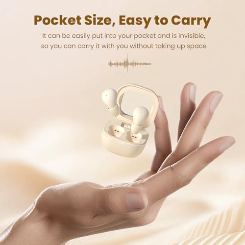 Image of Invisible Mini Sleep Earbuds Ear Buds for Side Sleepers Sleeping, Small Ears Canals Women Wireless Bluetooth Low Profile Smallest Disgused Tiny Micro Discreet Hidden Earbuds Headphones for Work