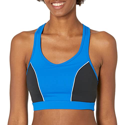 Guess Women's Sleeveless Doreen Sports Bra, Bright Zaffre, Medium #TOP8
