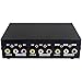 Produktbild Duttek 2 Port Cinch Umschalter Audio umschalter av Switch 2 In 1 Out Composite Video L/R Audio Auswahlbox für DVD STB Spielkonsolen