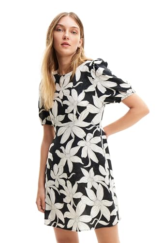 Desigual Women's Short Floral Dress Black