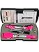 Premium Double Handle Otoscope Set -Otoscope/Great for School -Cynamed (Pink)