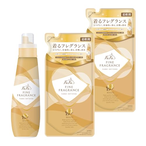 ファーファ 濃縮 柔軟剤 ファイン フレグランス ボーテ プライム フローラル の香り 本体 (600ml) + 詰替 (500ml) 2個 セット