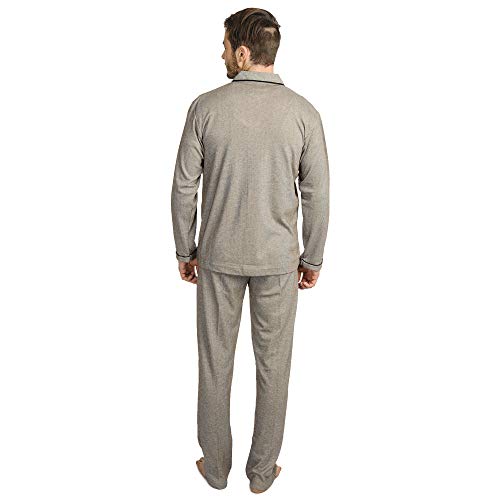 Image of Men's Cotton Blend Striped Pyjama Set Pack of 1