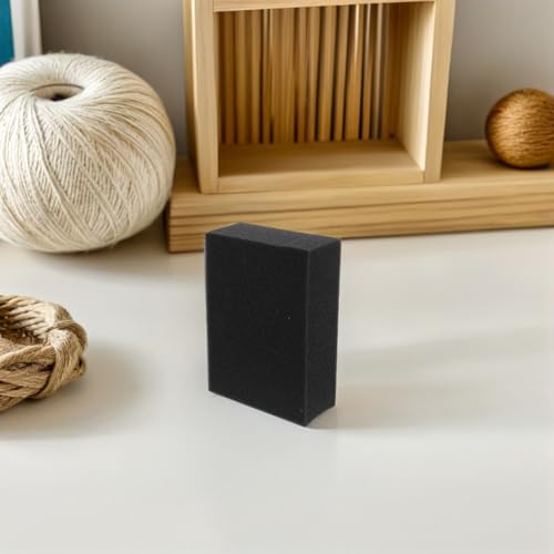 Almohadillas de aguja de fieltrar GALPADA 10 cojines rectangulares negros de alta densidad 7