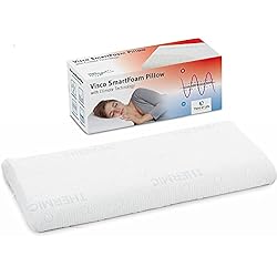 Almohada Dormir Boca Abajo Third of Life Almohada Baja HADAR Low | Almohada Cervical ortopédica y ergonómica | Almohad de Espuma viscoelástica para Dormir Boca Abajo | Funda con termorregulación | para Fundas de 80x40cm