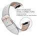 for Gear S2 Leather Band, V-MORO Soft Leather Gear S2 Sport Bands Strap Replacement Wristband with Stainless Metal Adapters for Samsung Gear S2 SM-R720/SM-R730 Smartwatch 6.7