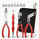 5Pcs Electrical Disconnect Pliers for Cars, Electrical Connector Separator Tool, Automotive Connector Disconnect Pliers for Cars, Trucks, SUVs