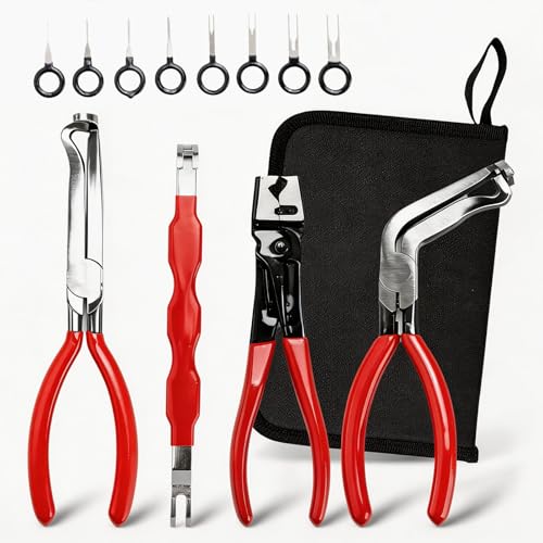 5Pcs Electrical Disconnect Pliers for Cars, Electrical Connector Separator Tool, Automotive Connector Disconnect Pliers for Cars, Trucks, SUVs