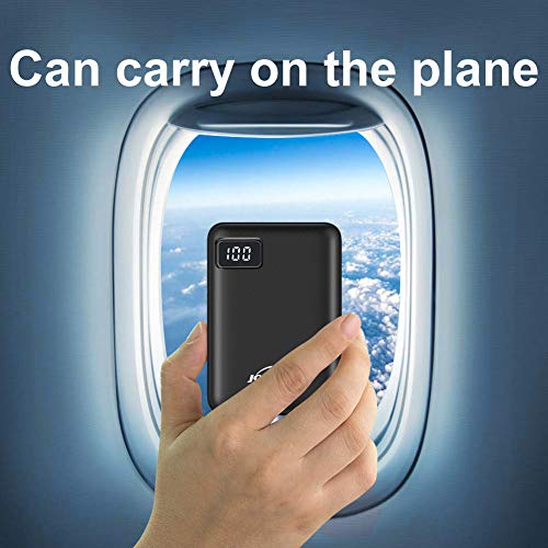 Compact 10000mAh Power Bank for Heated Vests - USB C Charger with LED Display for iPhone and Android