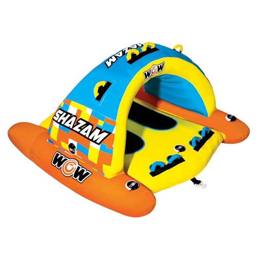 WOW Sports Shazam Towable Tube for Boating - 1 to 2 Person Towable - Standing Boating Tubes