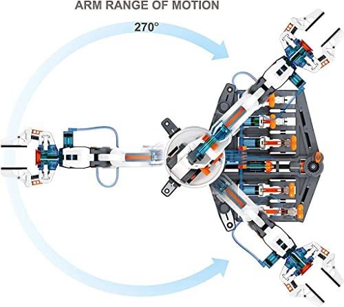 Teach Tech “Hydrobot Arm Kit”, Hydraulic Kit, STEM Building Toy for Kids 12+ - Image 6