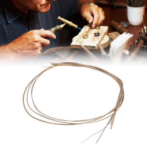 Image of 4Pcs Copper Solder Wires Set, Great Flexible Low Melting Point Easy to Use 0.5mm 0.7mm 1.0mm 1.5mm Soldering Wire for Jewelry Making