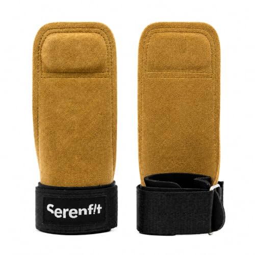 SERENFIT Calleras de Piel para Cross Training y Calistenia – Calleras Crosstraining - Calleras Calistenia – Calleras Gimnasio – Calleras Unisex – Protecciones Manos Cross Training