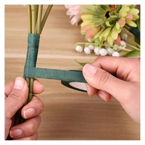 Ruban de fleuriste vert pour composition florale et bouquets DIY - 3