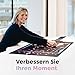 Puzzlup Puzzlematte bis 1500 Teile - 66 x 120 cm - Premium Puzzle Rolle für 500, 1000 und 1500 Teile - In Sekunden zusammenrollen - Puzzle Matte Rolle mit Öko-Verpackung