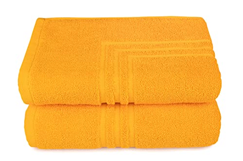 MAURAHOME - 2er Pack Badvorleger, Frottee Duschvorleger, 100% Baumwolle Badematte 50x70cm...