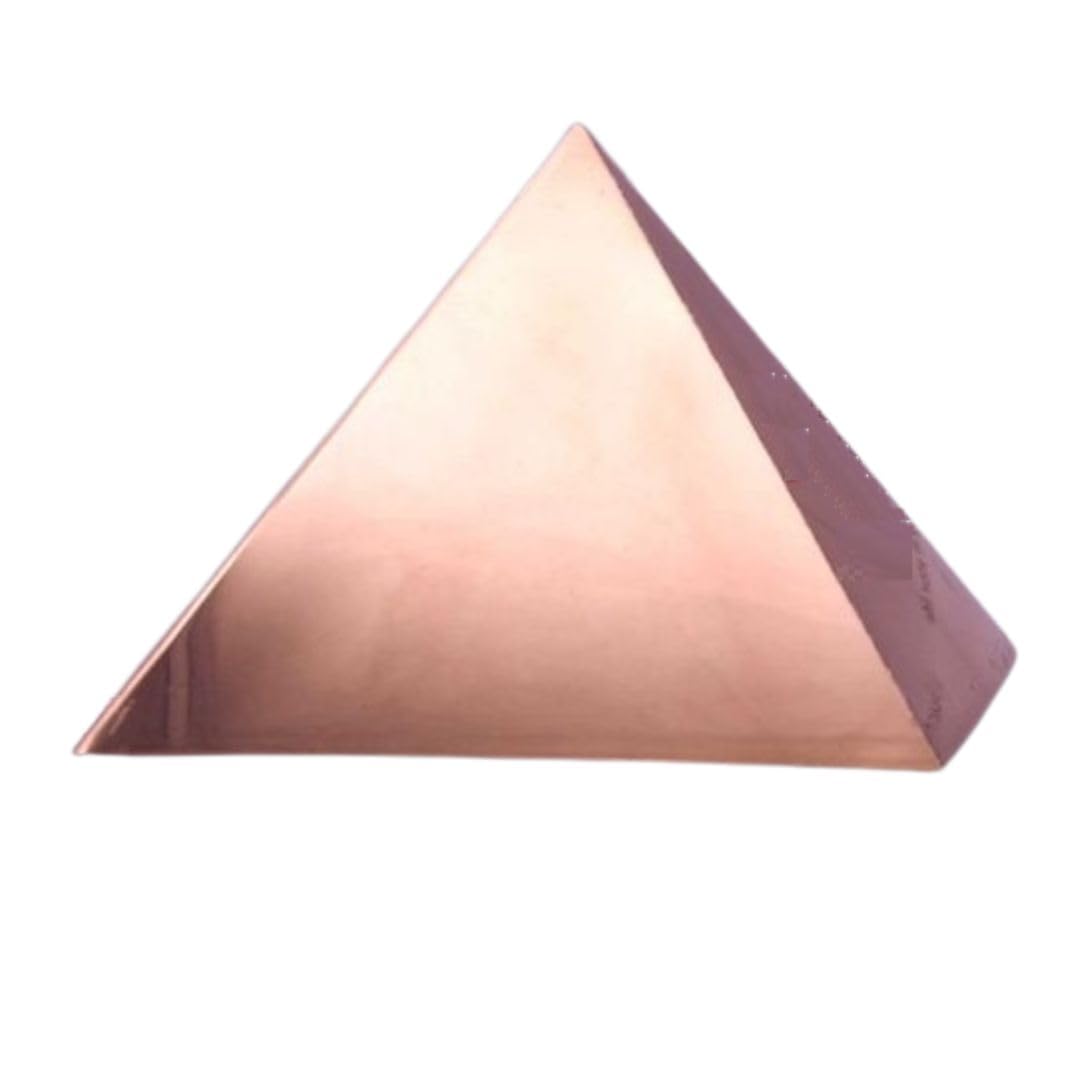Copper Pyramid Head Cap for Daily Meditation for Students | Vastu | Receive Energy - 8 inch X 8 inch