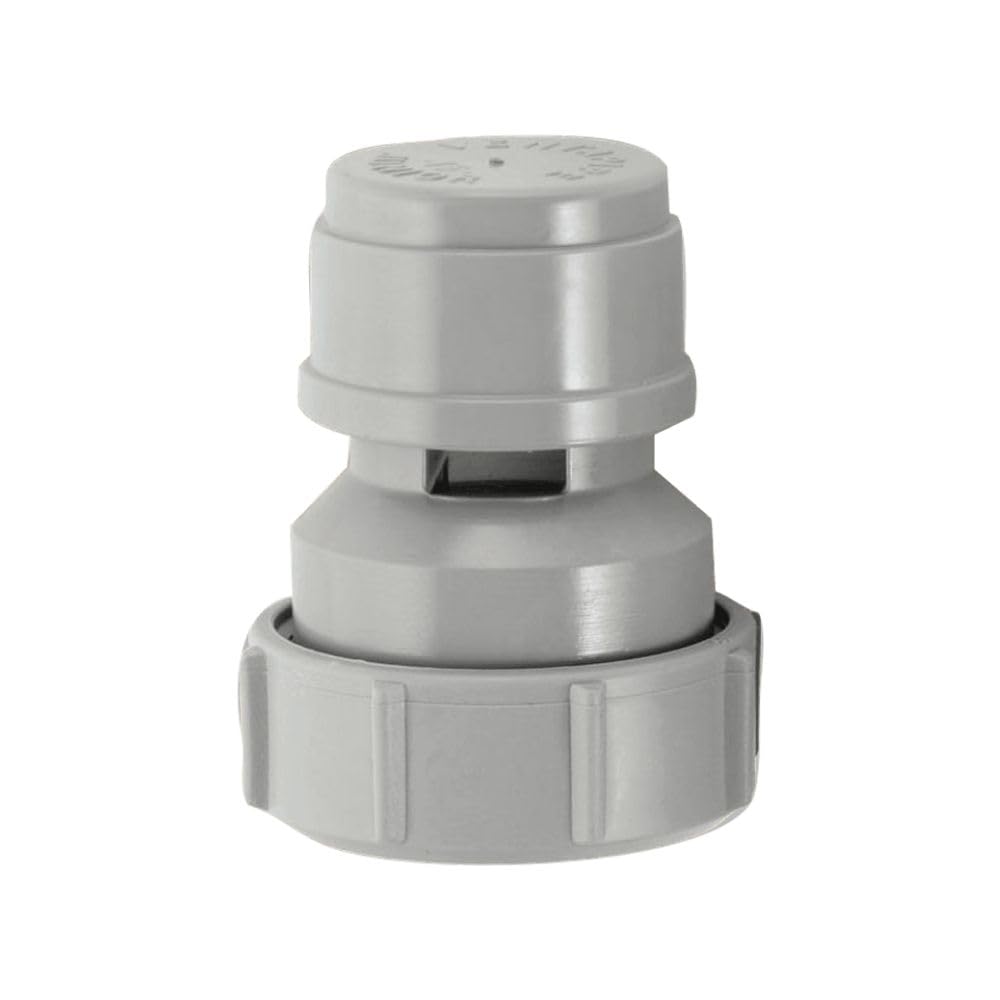 McAlpine VP15M Ventapipe 15 Air Admittance Valve with 1.25" Universal Outlet - Grey