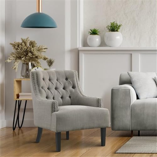 Sillón Plegable Tela Taupe miniatura 2