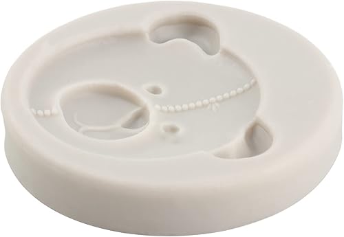 Miniatura 7 de Sijiangmold Moldes de fondant de oso de silicona para oso de peluche, molde de caramelo de chocolate para fiesta de cumpleaños para decoración de