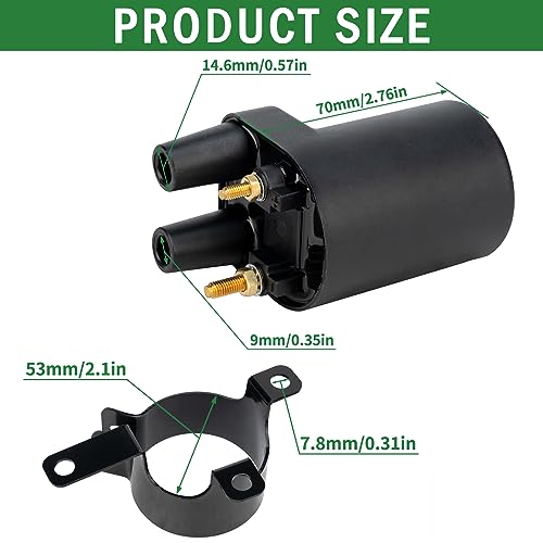 166-0772 Ignition Coil Replacement for Onan Points Models BF B43 B48 NHC CCK Engine Replaces 166-0820 HE541-0522 166-0804 166-0648 He166-0761