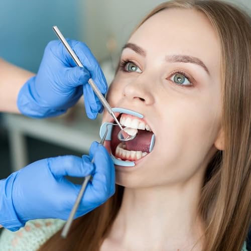 YSCARE Dental Mundspiegel Mundzahnspiegel Inspektionsspiegel Zahnpflege Set t Mundpflege Mundkontrolle Verlängerungswerkzeug Auch für Wimpernverlängerungen geeignet (Einzelspiegel)