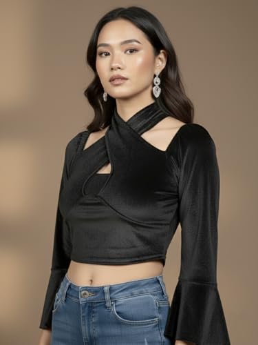 Image of ADDYVERO Women High-Rise Wide Leg Denim Jeans