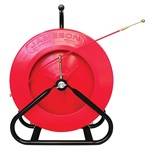 Jameson 15-316-200 Mini Duct Hunter Traceable Rodder with 200 Feet of 3/16-Inch Rod