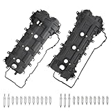 MITZONE Valve Cover Compatible with 2011-2020 Dodge Chrysler Jeep RAM 3.6L V6 Grand Cherokee Wrangler Journey Grand Caravan Town Country 1500 Replaces 5184068AN 5184069AN