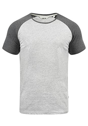 !Solid Bastian Herren T-Shirt Kurzarm Shirt Mit Rundhalsausschnitt, Größe:XL, Farbe:Light Grey Melange (8242)