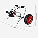 Laikoutd Kayak Cart Foldable Boats Carriers Kayak Carriers Cart Canoes Dollies Trolley for Carry Kayak Paddleboard Transport
