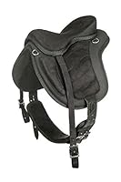 HKM 83629191 baumloser Shetty - Sattel, schwarz/schwarz, Shettygröße
