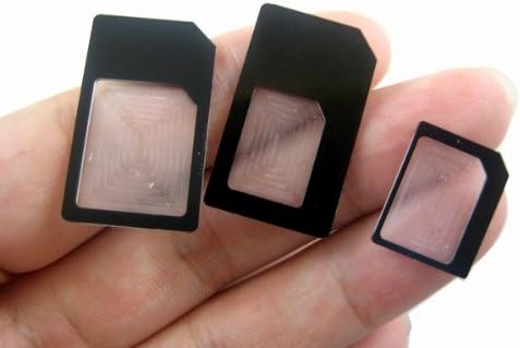for iPhone 5 Nano SIM Card Adapter Black