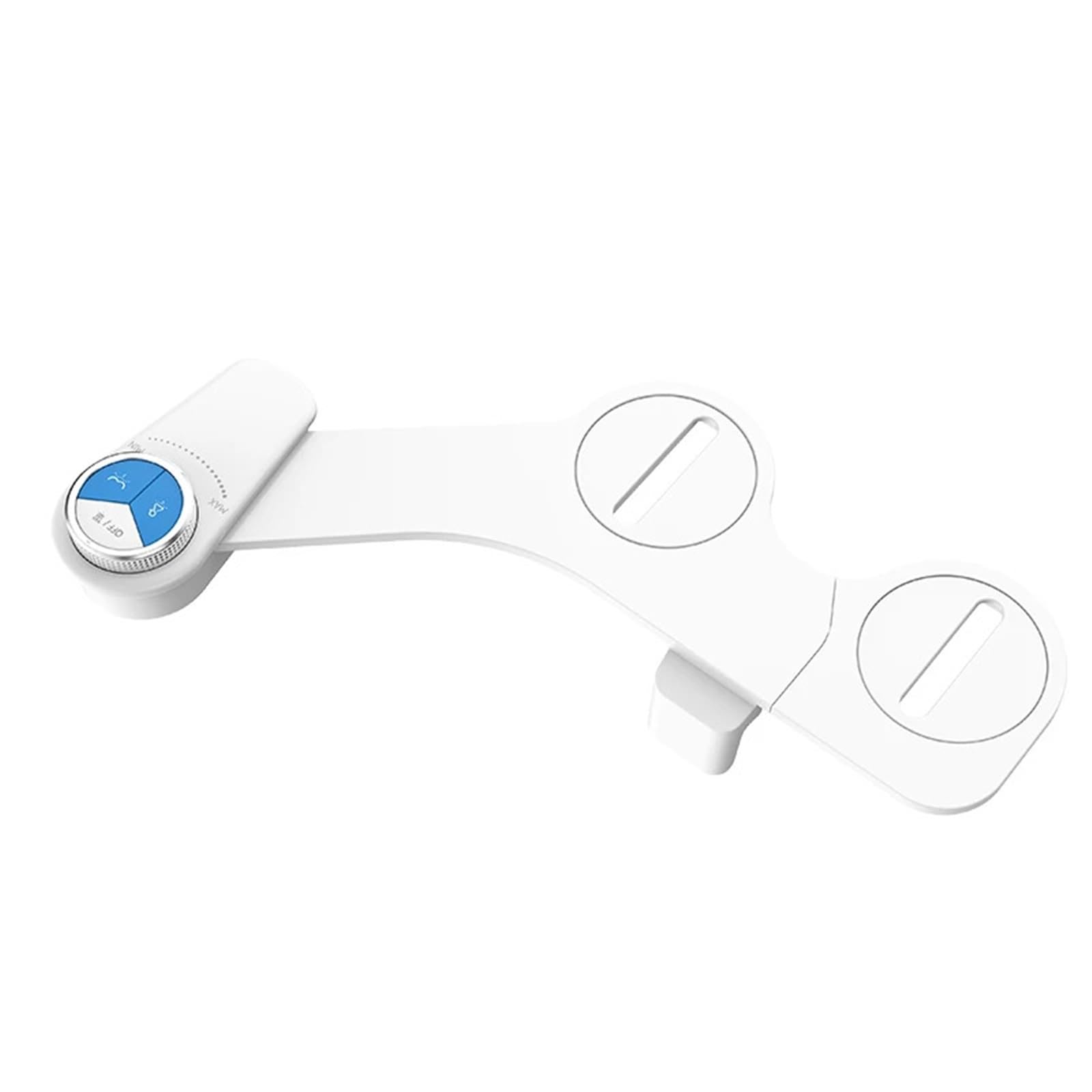 Nieelektryczny cienki bidet akcesorium do deski sedesowej, mały bidet z dwiema dyszami, samoczyszczący, higiena osobista (7-8 North America)