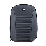 2 cremalleras: un bolsillo principal de gran capacidad y fácil acceso, con un compartimento interior de malla; y un segundo bolsillo con compartimento protector para portátil.