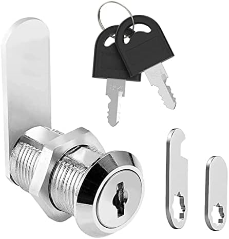 Litensh 25mm Security Mailbox Lock, Letter Post Box Lock, Cabinet Drawer Cam Lock, Toolbox Door Cupboard Locks with Keys (1, 25mm)