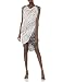 BCBGMAXAZRIA Women's Tiffanie Print-Blocked Dress with Side Shirring