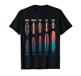 Surfbretter Surfer Portfolio Surfbrett Surfing Boy Girl Surf T-Shirt