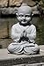 Produktbild Figur Shaolin Mönch in Meditation - für Haus und Garten - Höhe 42 cm - grau