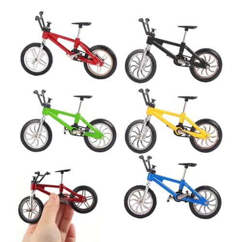 GNHG Modelo De Motocicleta, Modelos, Mini Bicicleta De Juguete, BMX, Bicicleta De Dedo, Bicicleta De Dedo, Bicicleta De Metal En Miniatura, Modelo De Bicicleta, Bicicleta De Montaña 5 Piezas