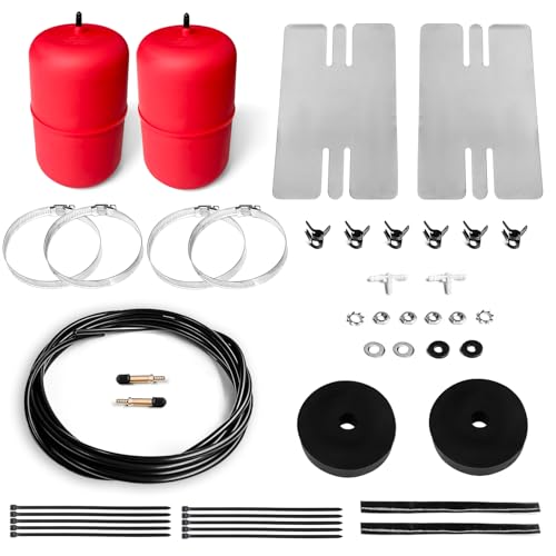 KEIYSHOLCK Rear Air Spring Bag Suspension Kits Fit for Jeep-p Wrangler 2007-2018 Rear Air Ride Helper Spring Kit Part OEM Replacement with Airlift 60817